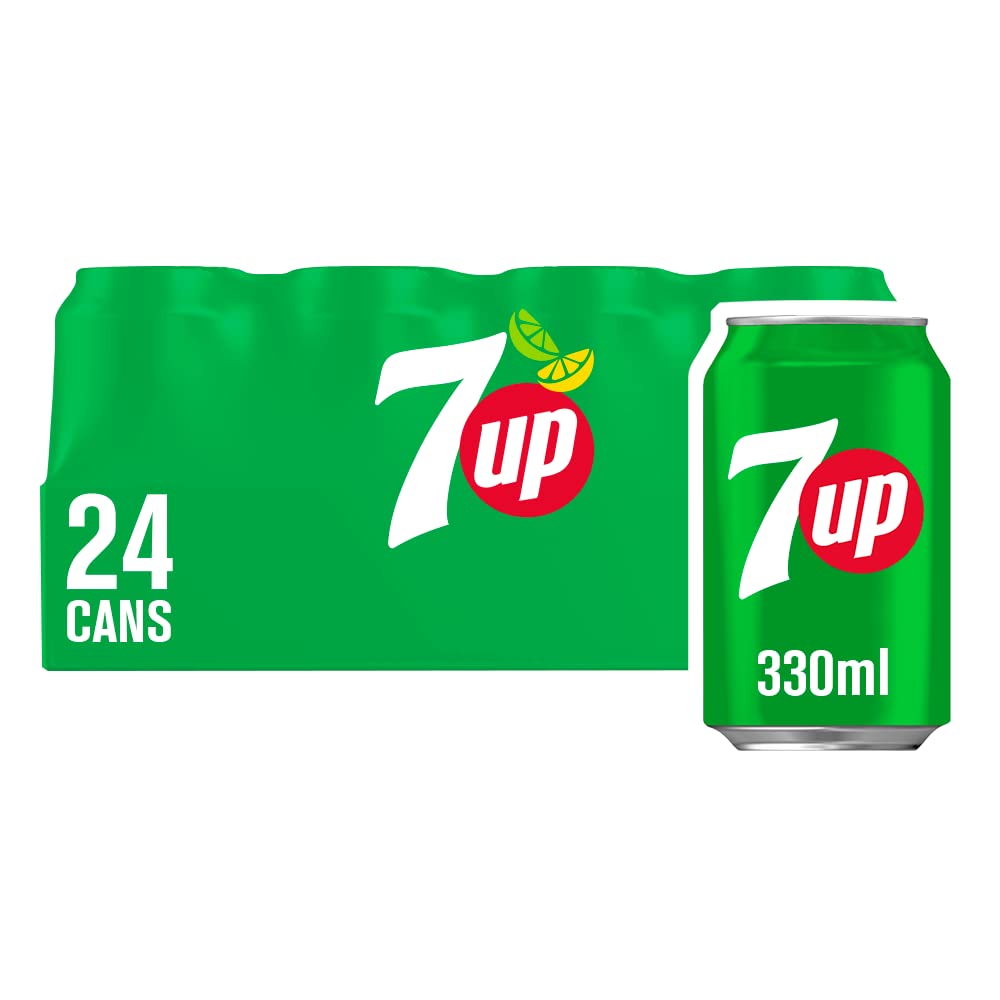 7UP Zero Lemon & Lime Cans 24 x 330ml