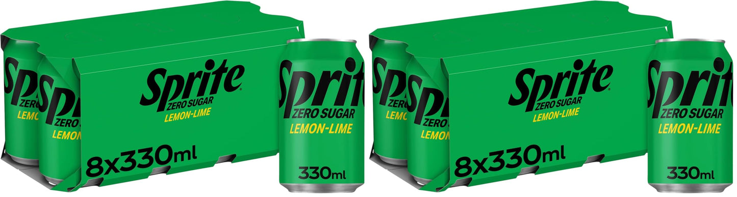 Sprite Can Zero 330 ml (Pack of 8)