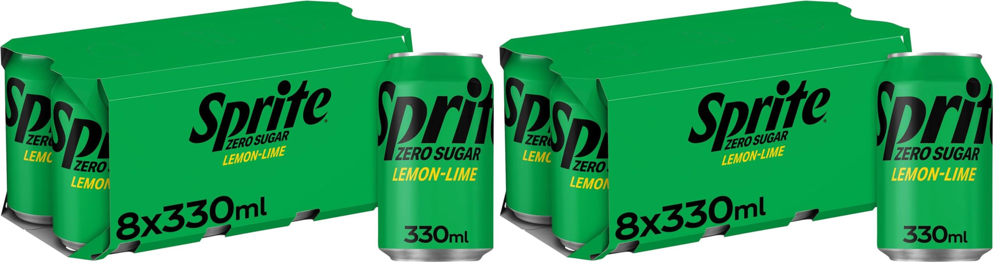 Sprite Can Zero 330 ml (Pack of 8)