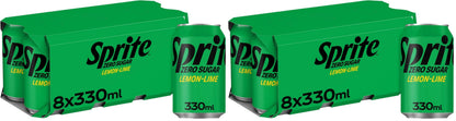 Sprite Can Zero 330 ml (Pack of 8)