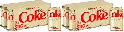 Diet Coke Soft Drink Cans, 24 x 330 mL