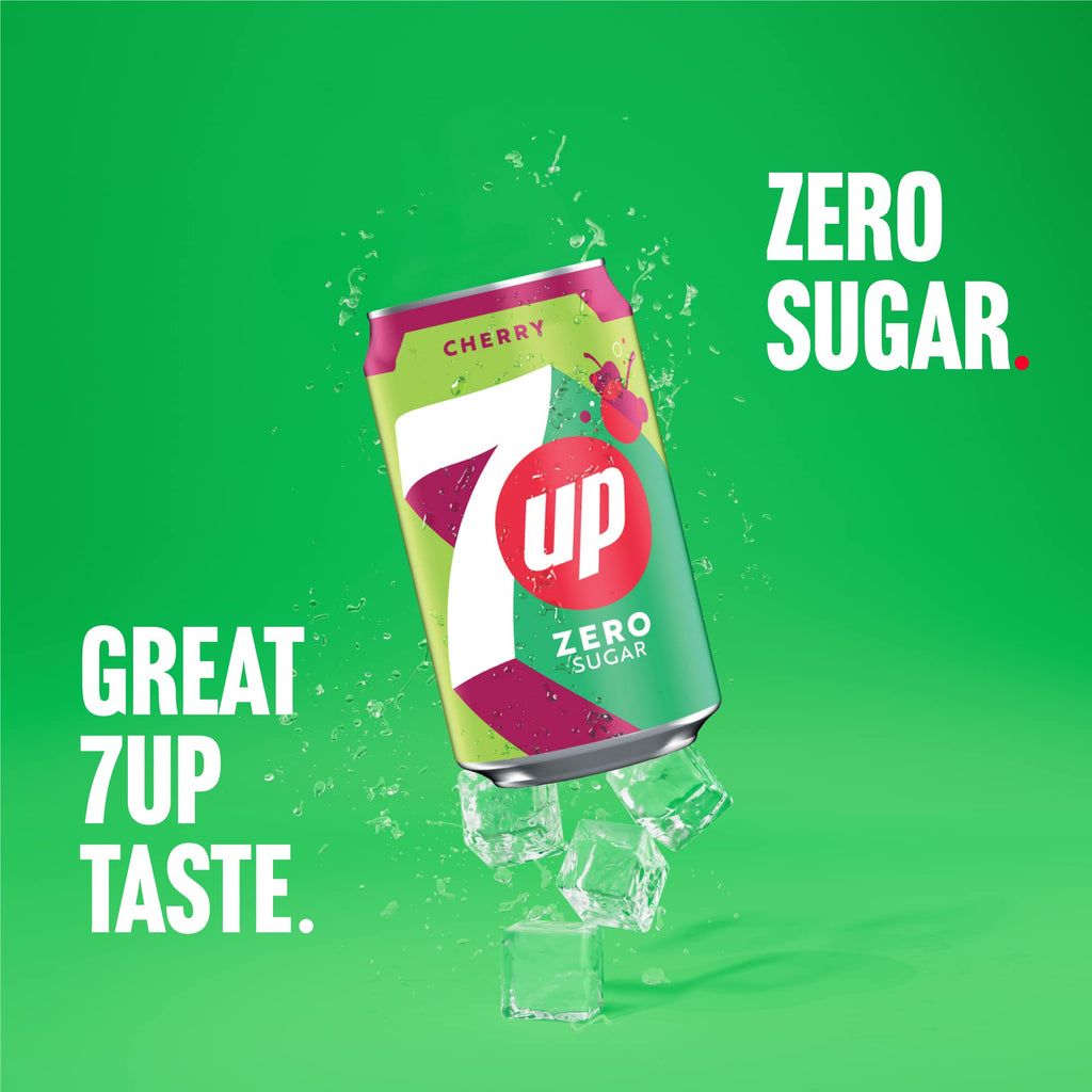 7UP Zero Lemon & Lime Cans 24 x 330ml