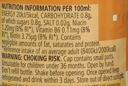 FRUIT SHOOT Orange 24 x 200ml bottles