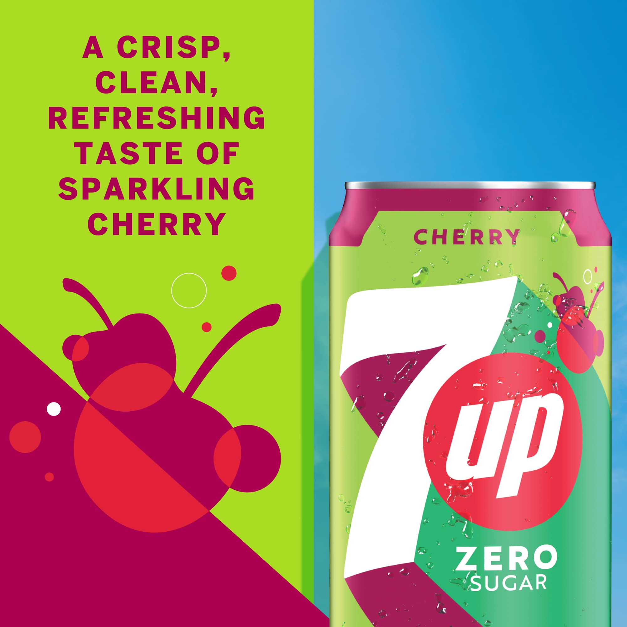 7UP Zero Lemon & Lime Cans 24 x 330ml