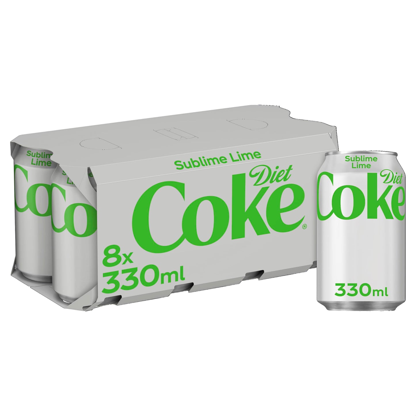 Diet Coke Soft Drink Cans, 24 x 330 mL