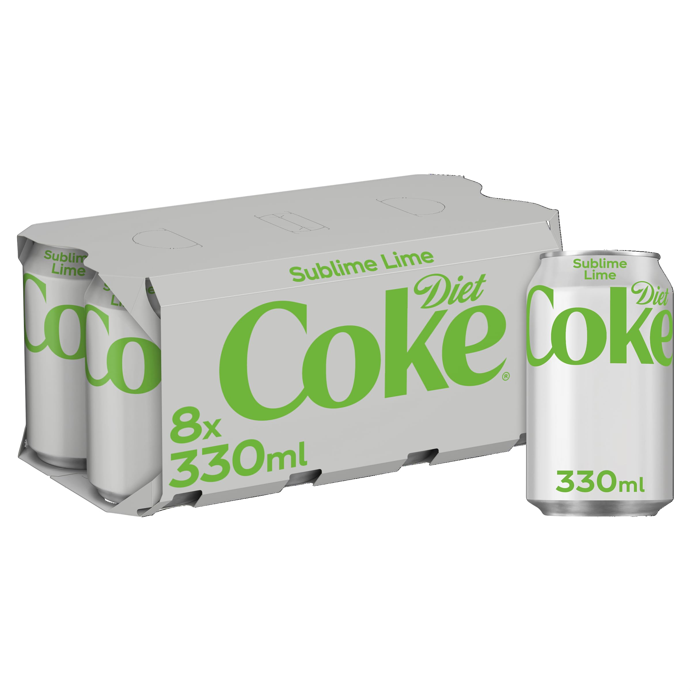 Diet Coke Soft Drink Cans, 24 x 330 mL