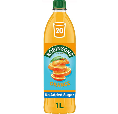 Robinsons Fruit Squash - Low Calorie - Double Strength - Orange 1.75 Litre