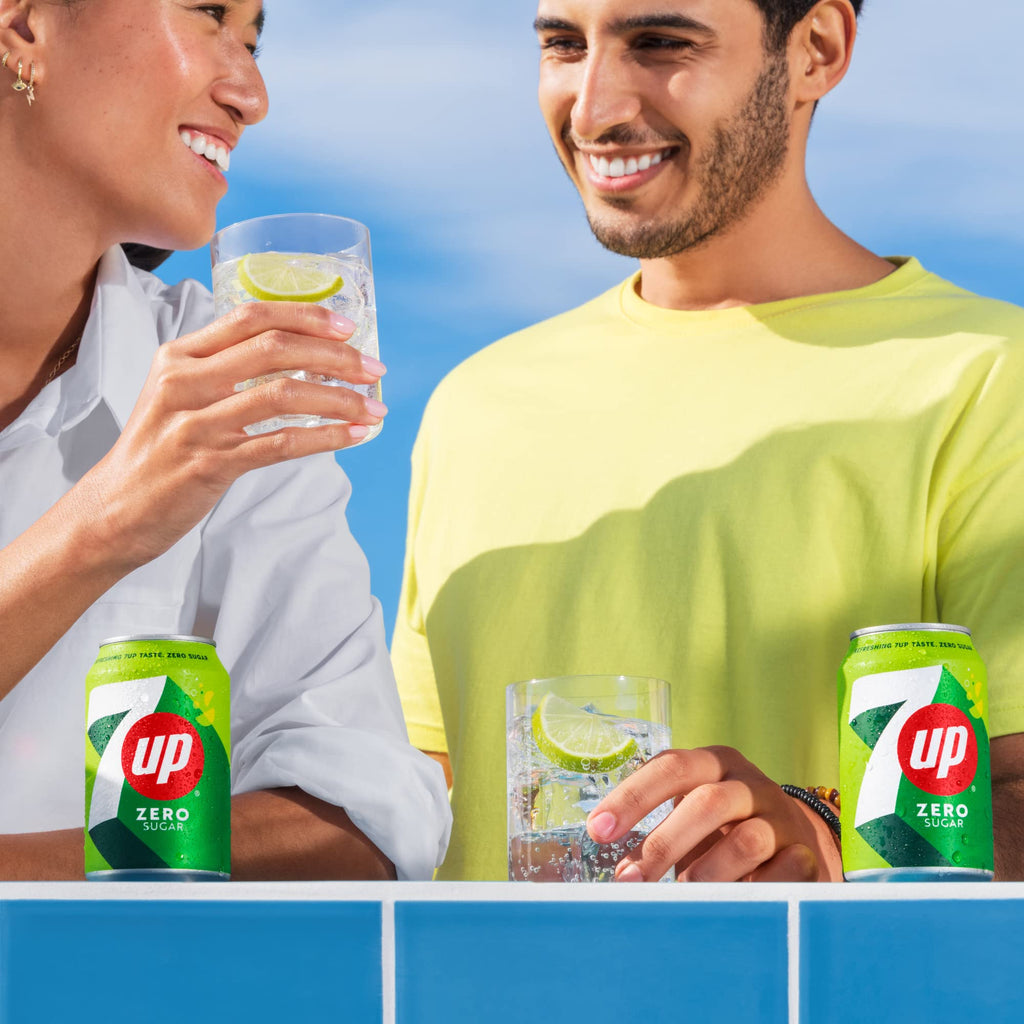 7UP Zero Lemon & Lime Cans 24 x 330ml