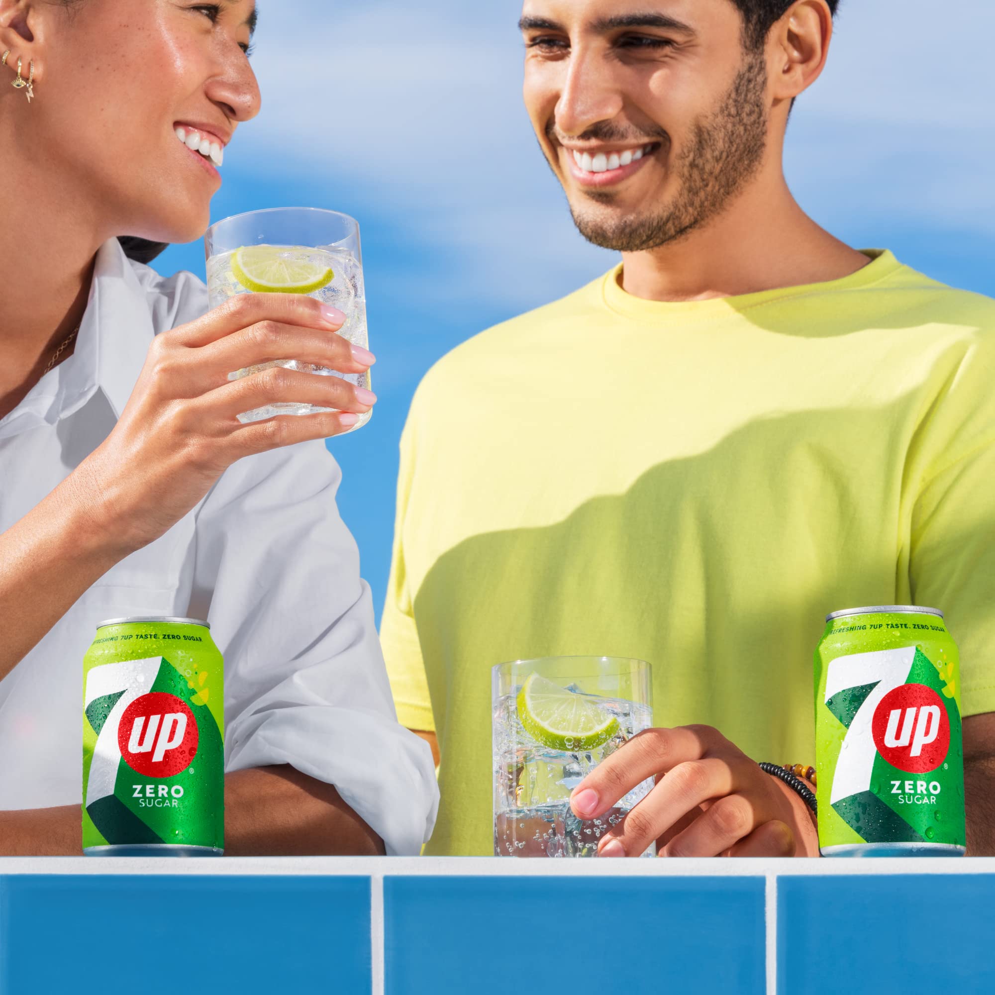 7UP Zero Lemon & Lime Cans 24 x 330ml