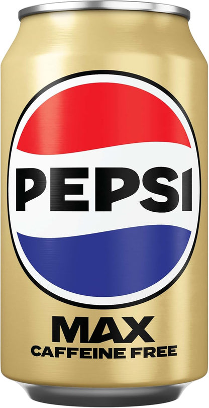 Pepsi Max No Caffeine 330ml Can (Pack of 24)