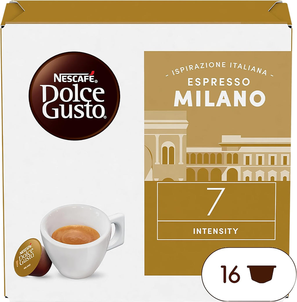 NESCAFÉ Dolce Gusto | Espresso Milano | 16 capsules | 3 Packs | 48 Cups