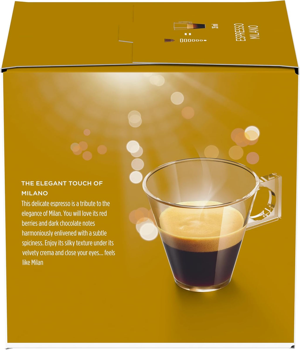 NESCAFÉ Dolce Gusto | Espresso Milano | 16 capsules | 3 Packs | 48 Cups