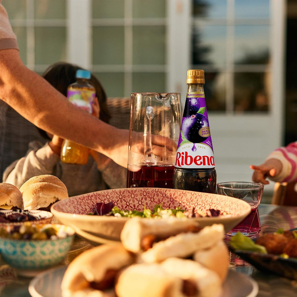 Ribena Blackcurrant Squash No Added Sugar 1.5L – Real British Blackcurrants | Rich in Vitamin C | No Artificial Colours or Flavours | 100% Recycled Plastic Bottle