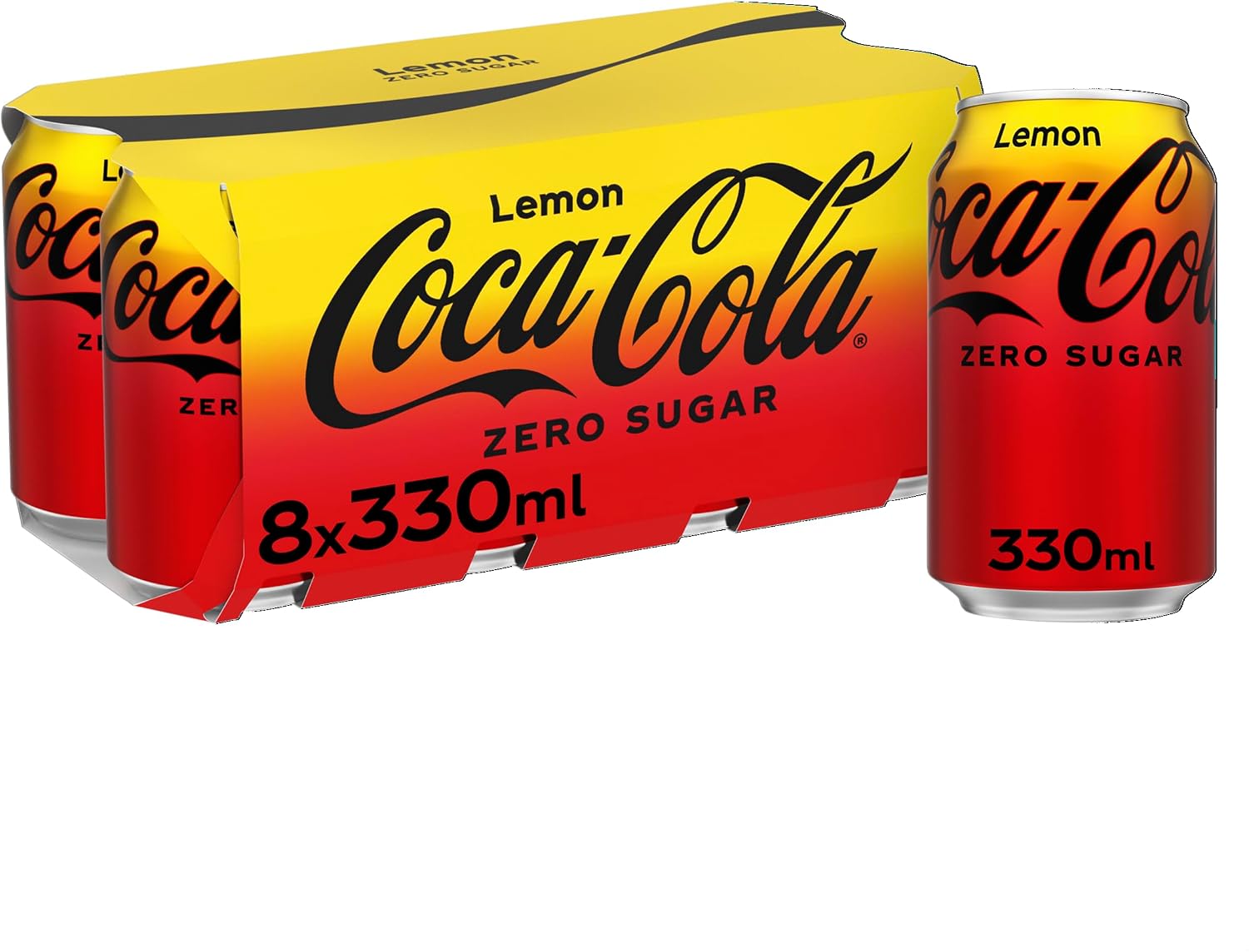Coca-Cola Zero Sugar Soft Drink Cans, 24 x 330 mL