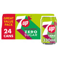 7UP Zero Lemon & Lime Cans 24 x 330ml