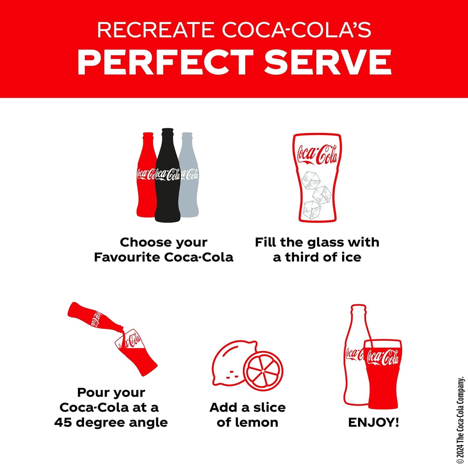 Coca-Cola Zero Sugar Soft Drink Cans, 24 x 330 mL