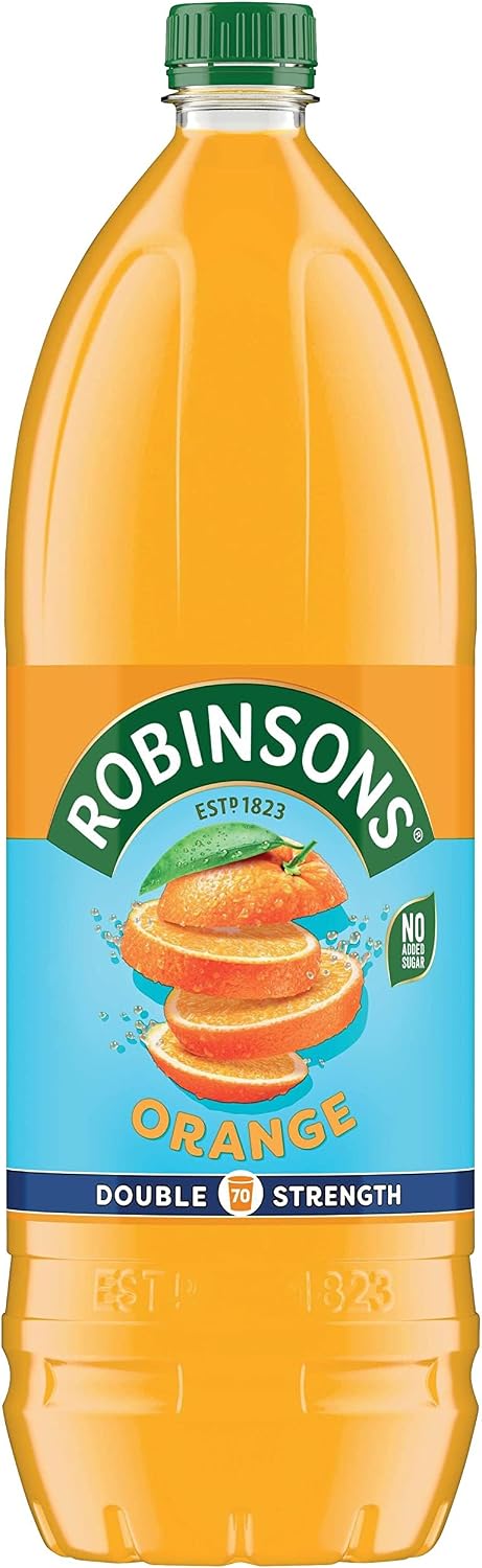 Robinsons Fruit Squash - Low Calorie - Double Strength - Orange 1.75 Litre