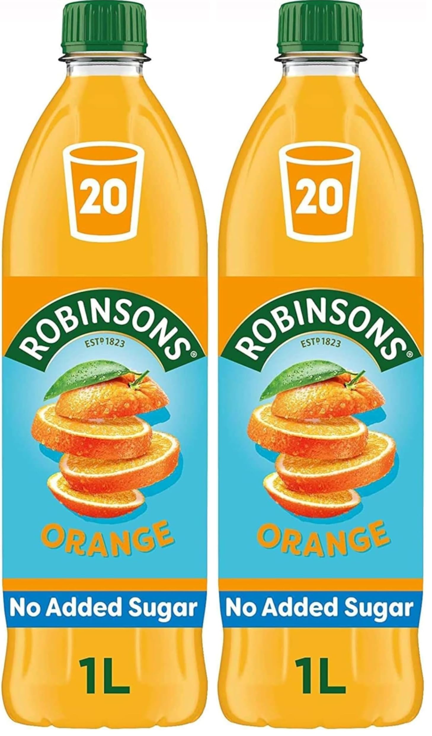 Robinsons Fruit Squash - Low Calorie - Double Strength - Orange 1.75 Litre