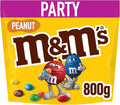 M&M’s Peanut & Milk Chocolate Bulk Sharing Bag 800g – Bulk Chocolate Sweets with Roasted Peanuts, Crispy Shell Candy, Chocolate Party Bag, Chocolate Gift, Snacks & Sharing Chocolate Treats