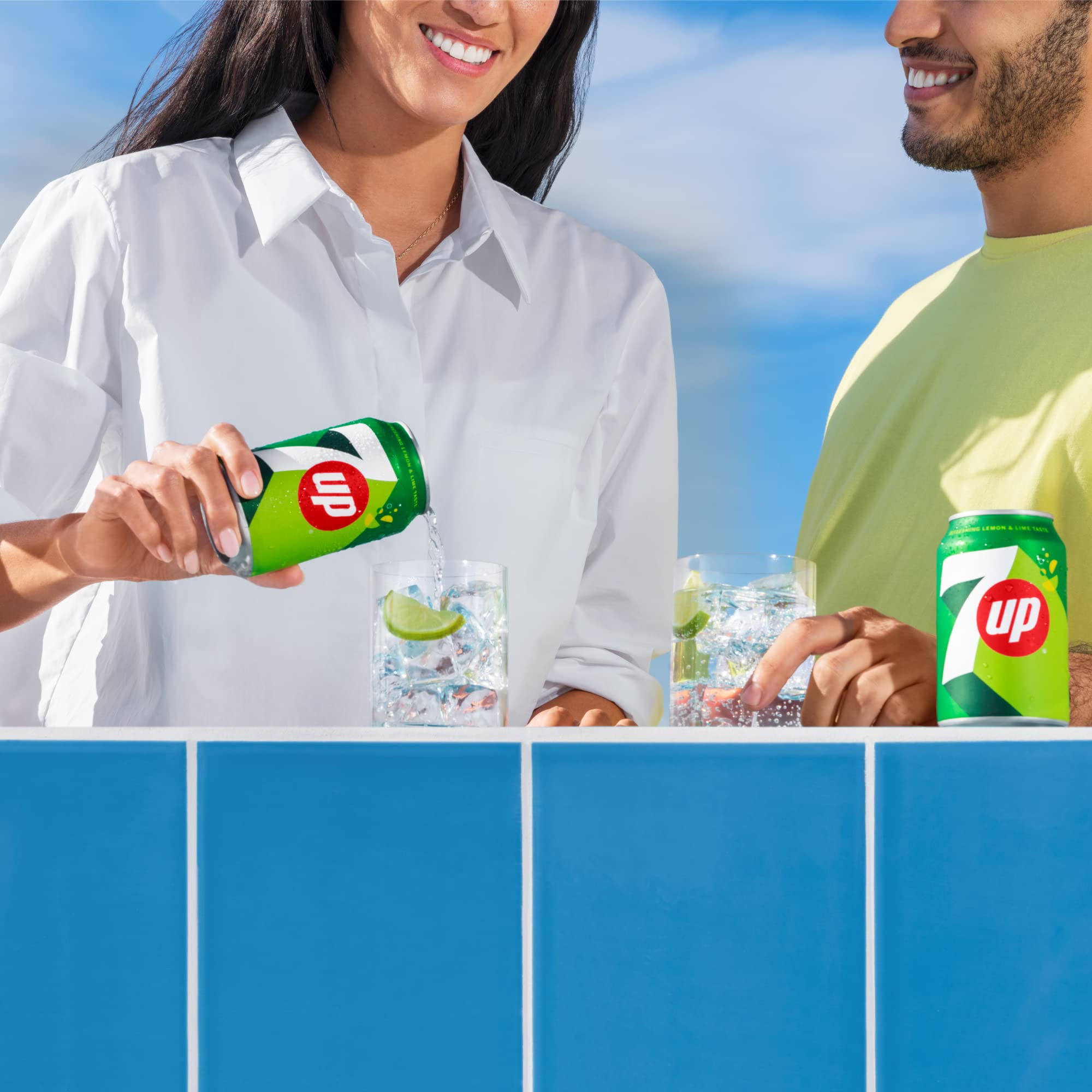 7UP Zero Lemon & Lime Cans 24 x 330ml
