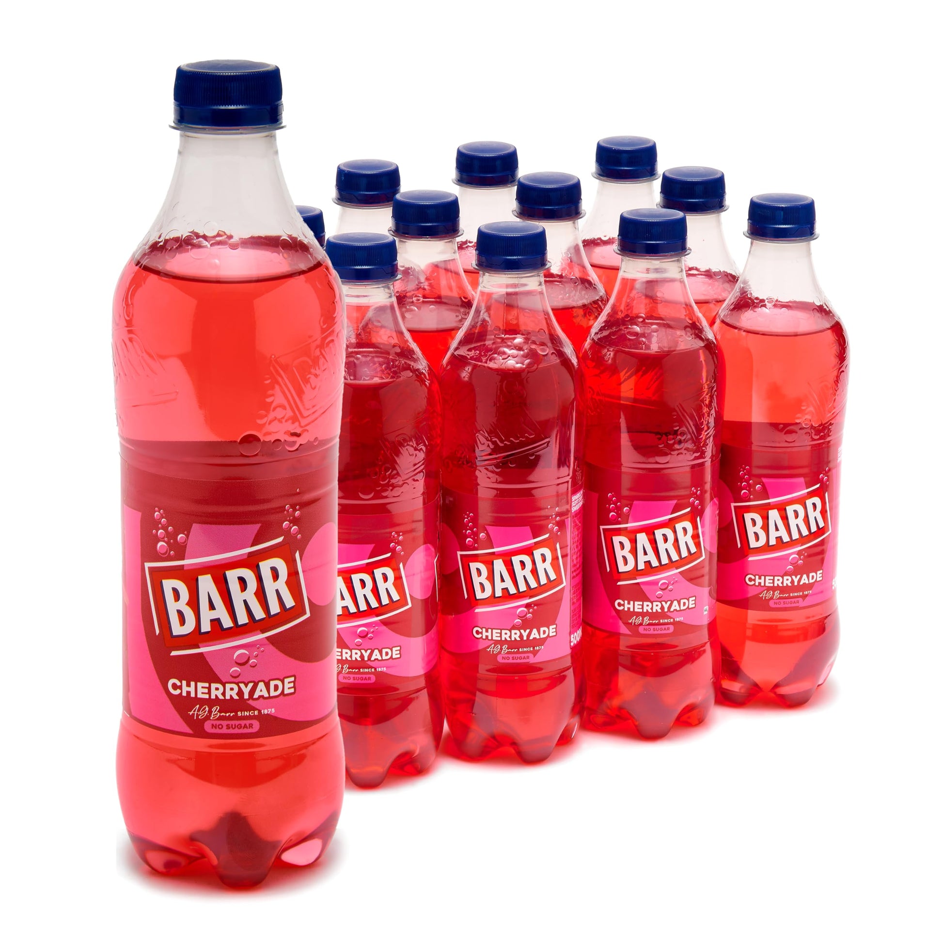 BARR 24 Pack American Cream Soda, Zero No Sugar Sparkling Soft Drink with a Creamy Taste of American Cream Soda Fizzy Pop, 24 x 330ml Cans