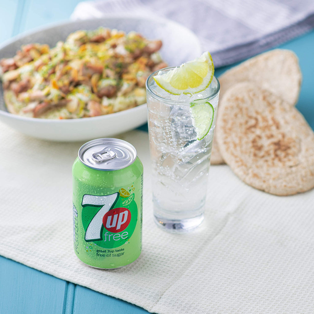 7UP Zero Lemon & Lime Cans 24 x 330ml