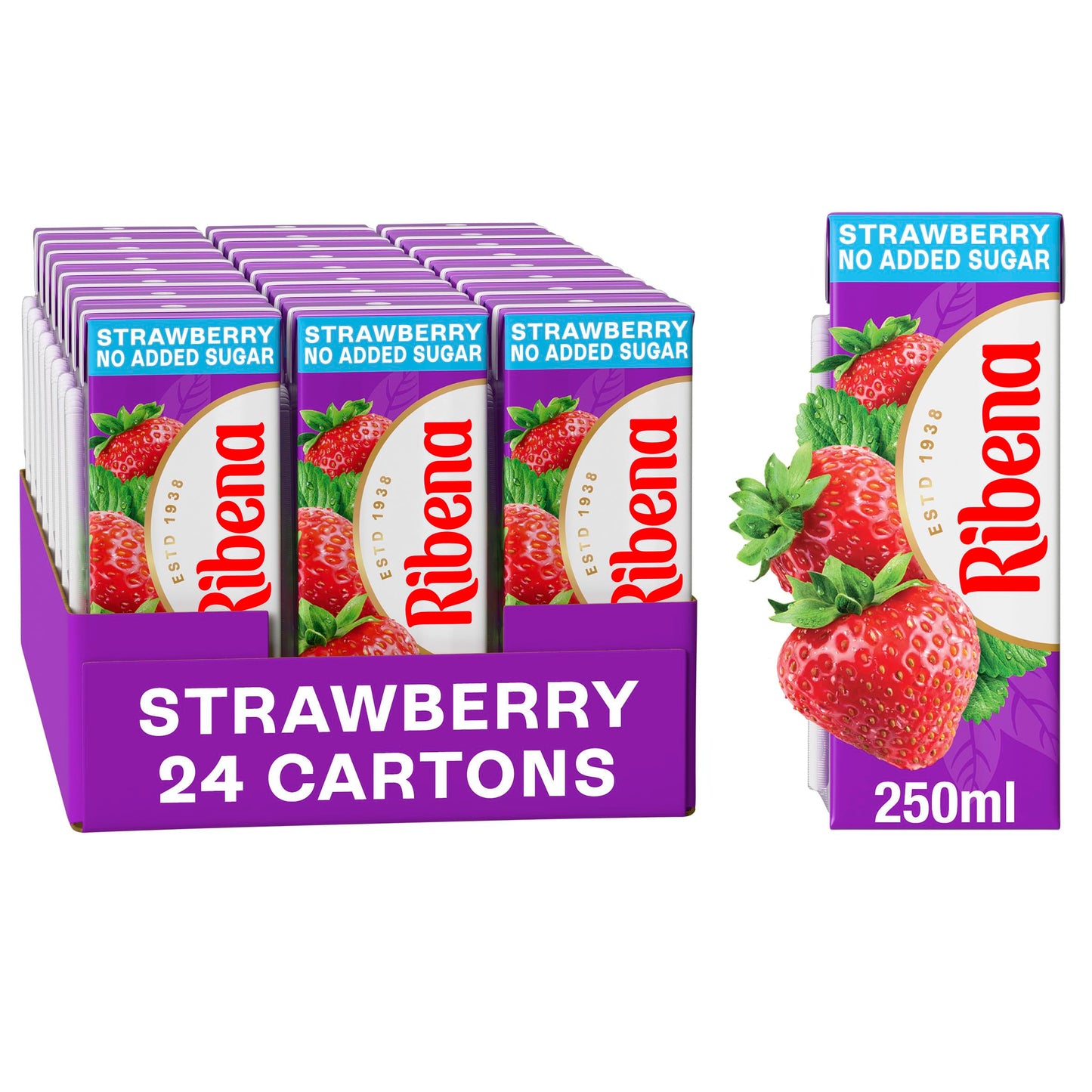 Ribena Blackcurrant Squash 1.5L – Real British Blackcurrants | Rich in Vitamin C | No Artificial Colours or Flavours | 100% Recycled Plastic Bottle