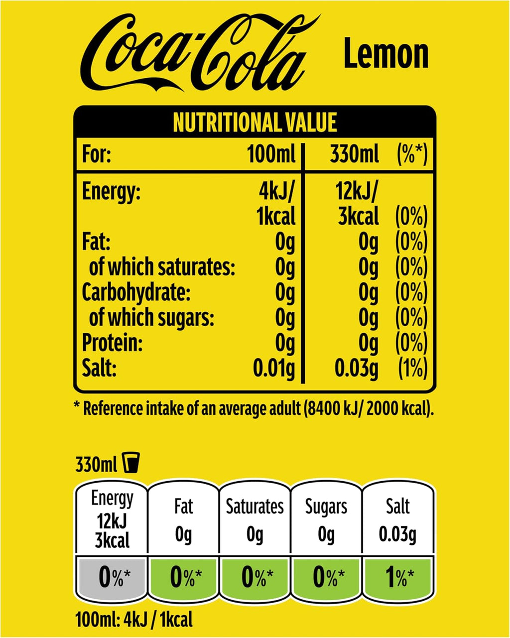 Coca-Cola Zero Sugar Soft Drink Cans, 24 x 330 mL
