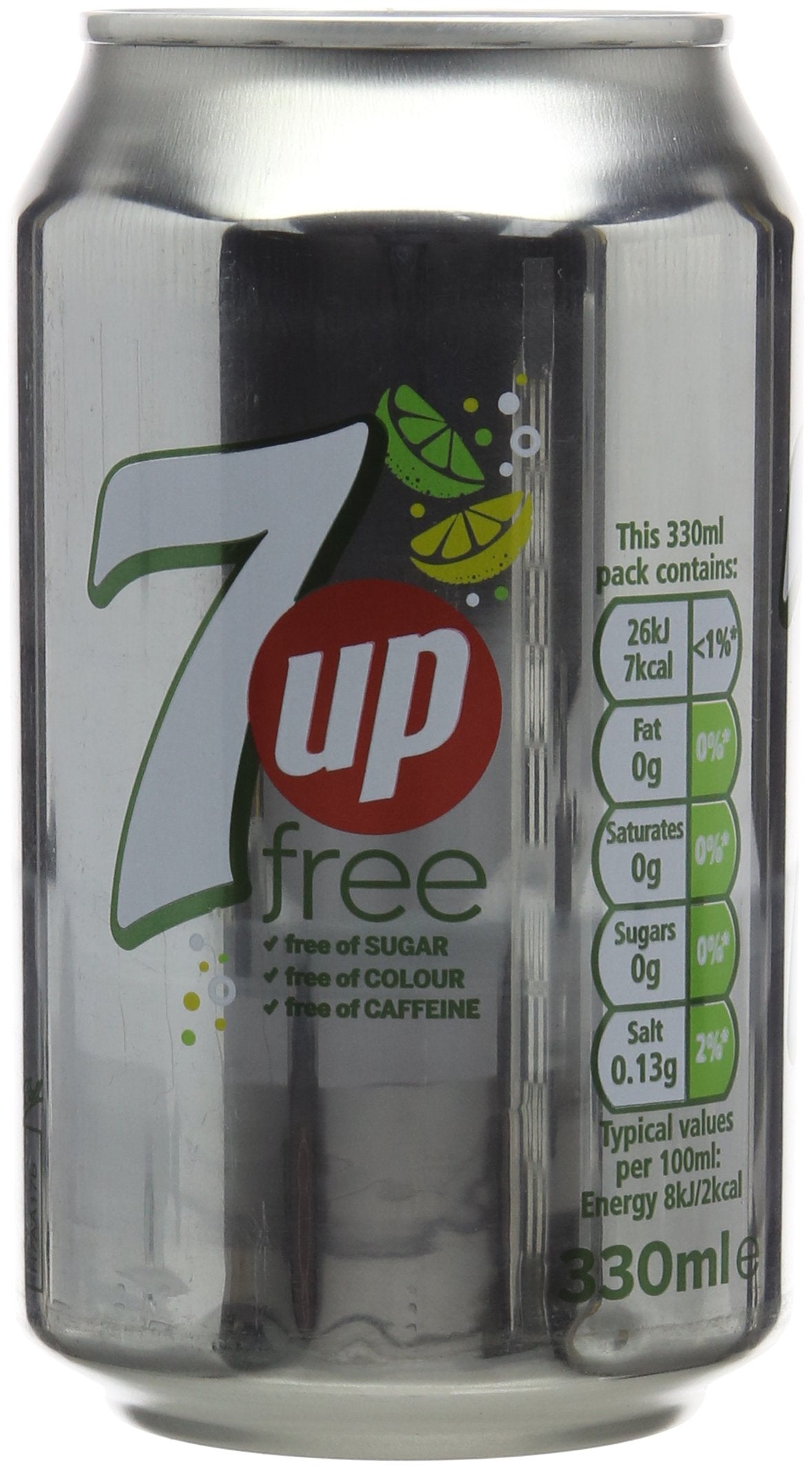 7UP Zero Lemon & Lime Cans 24 x 330ml