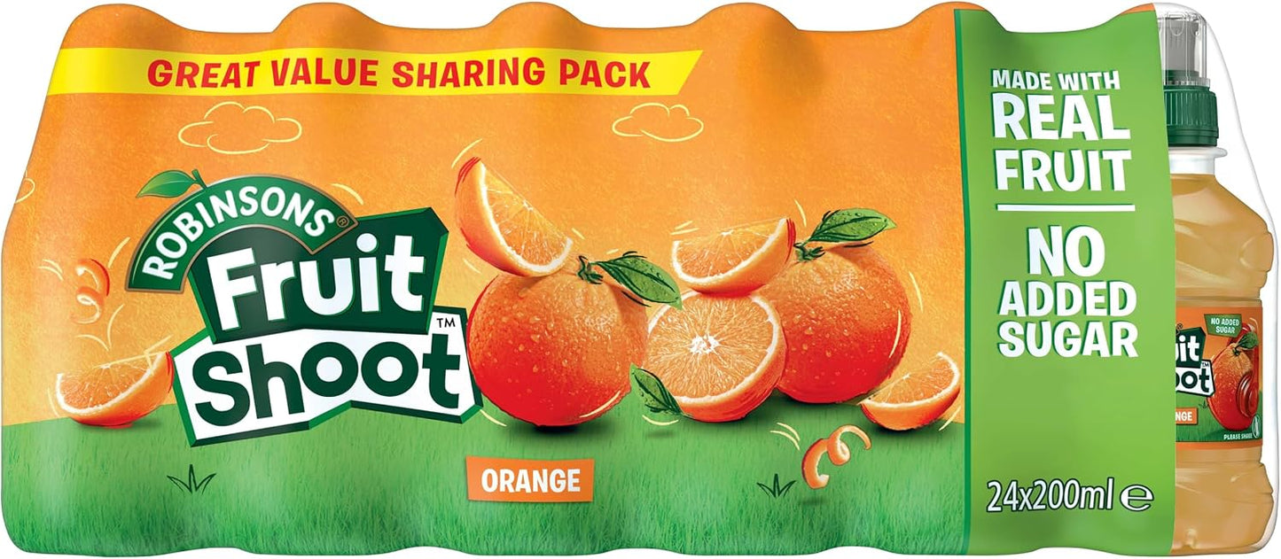 FRUIT SHOOT Orange 24 x 200ml bottles