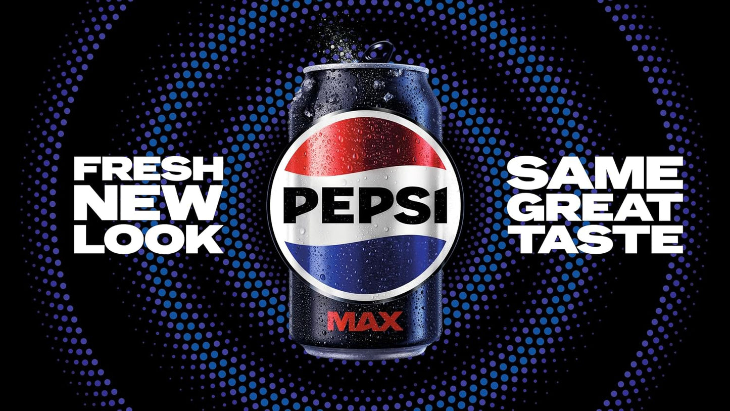 Pepsi Max No Sugar Cola Cans 24 x 330ml