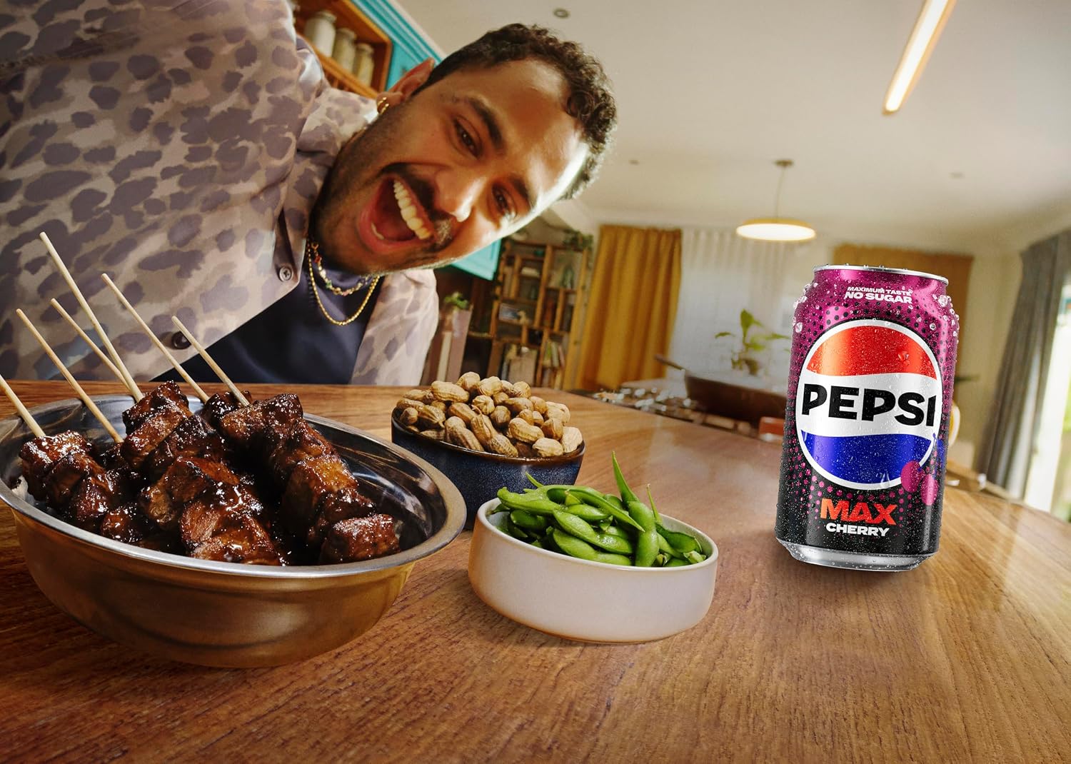 Pepsi Max Cherry No Sugar Cola Cans 24 x 330ml