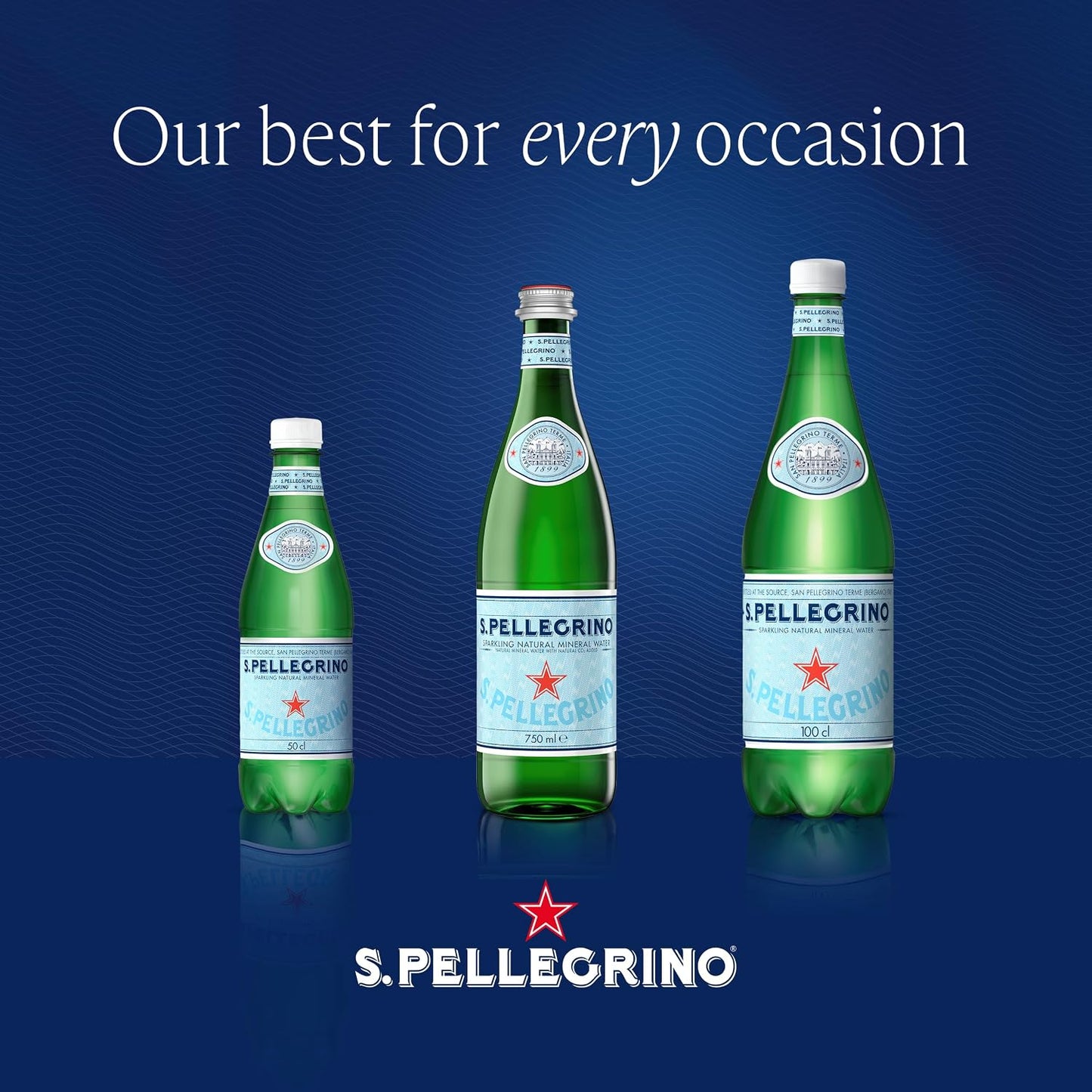 San Pellegrino Sparkling Natural Mineral Water 6x1L