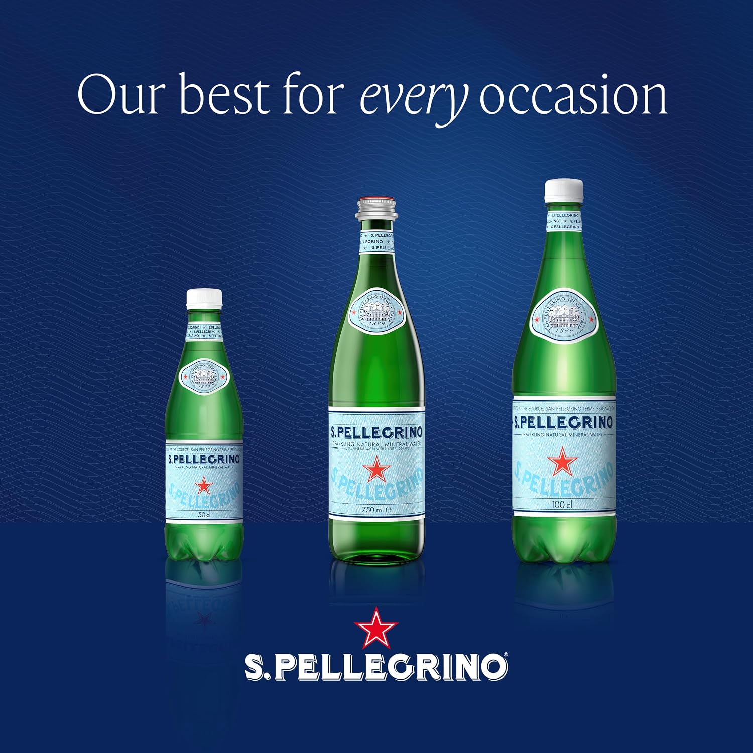 San Pellegrino Sparkling Natural Mineral Water 6x1L