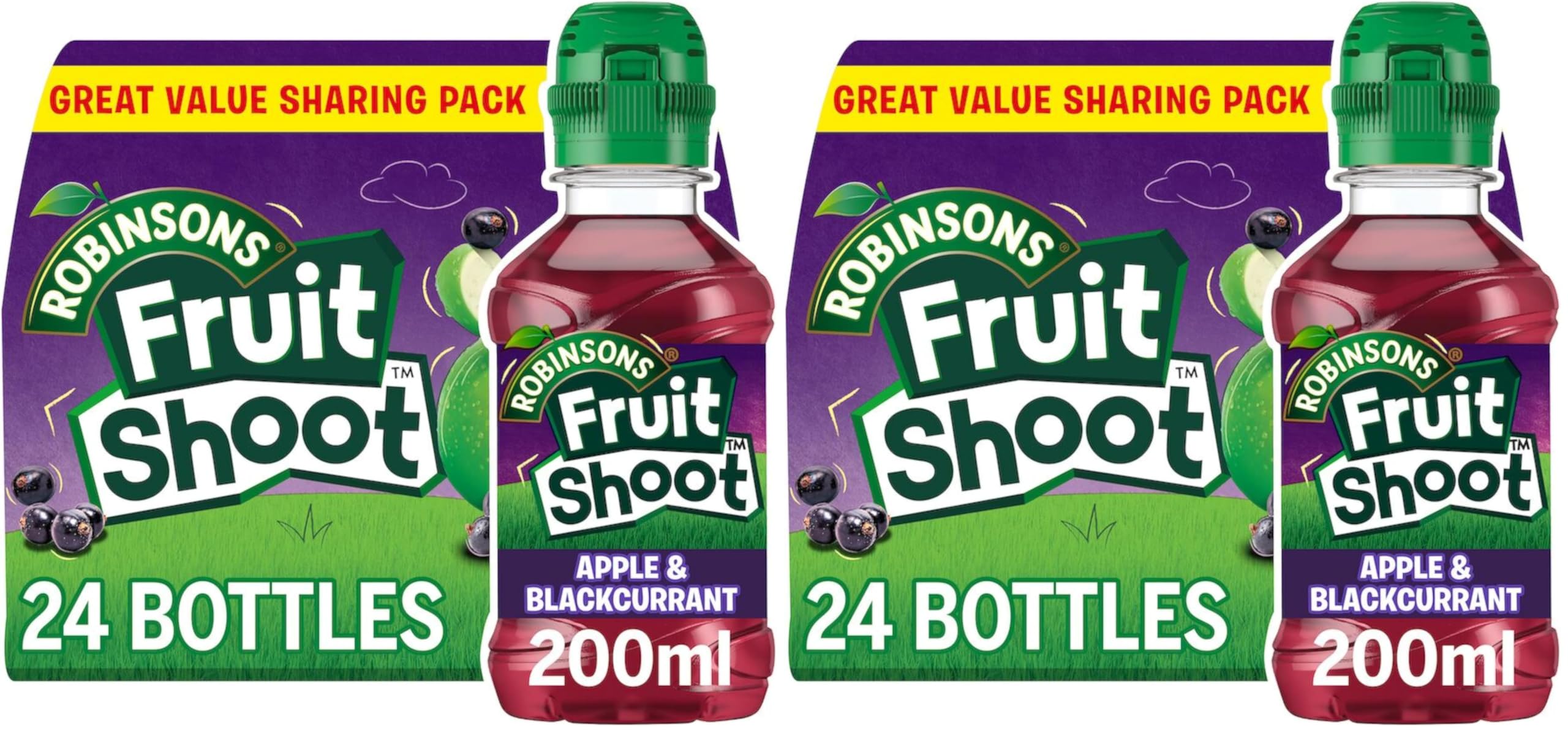 Fruit Shoot Apple & Blackcurrant, 200 ml (Pack of 24)