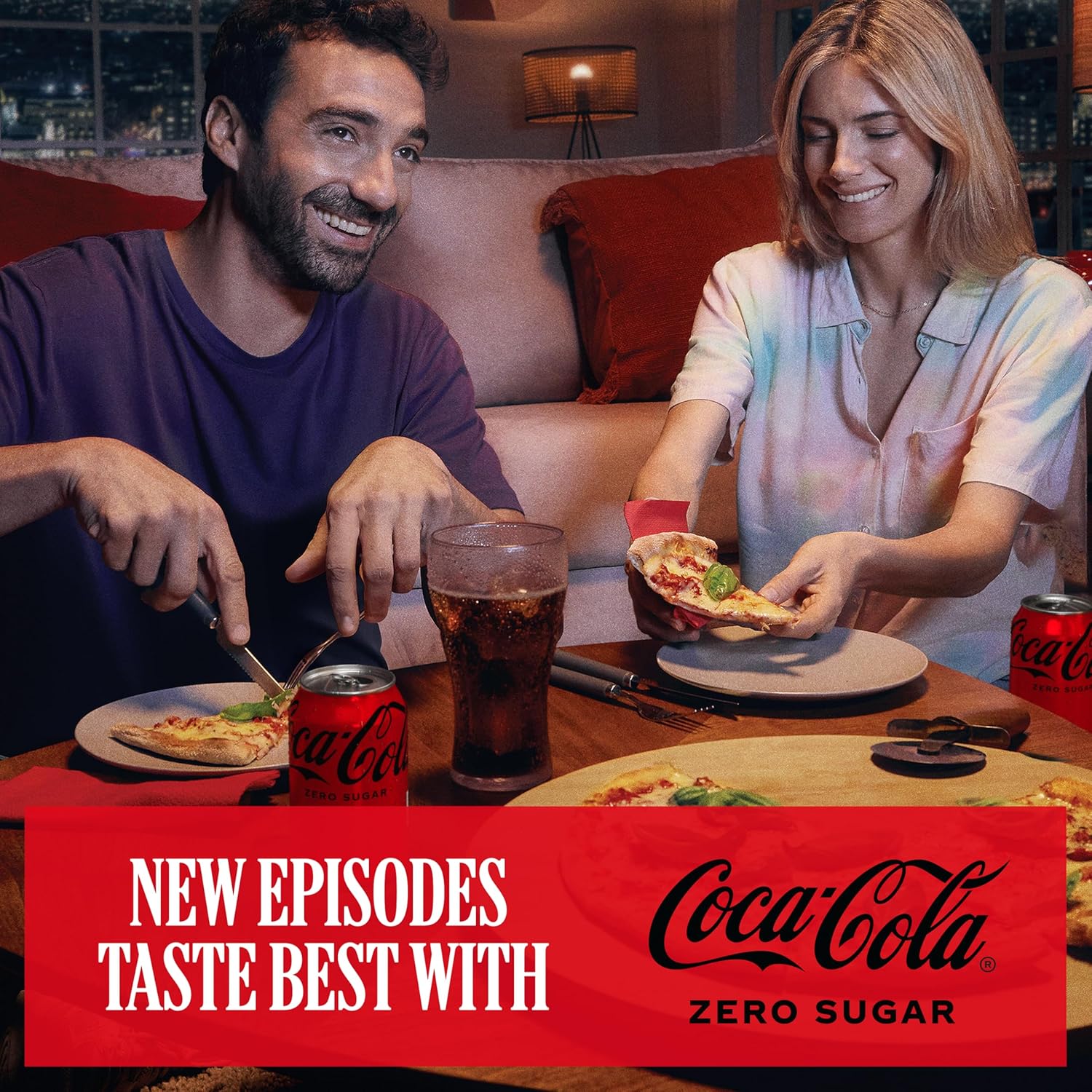 Coca-Cola Zero Sugar Soft Drink Cans, 24 x 330 mL