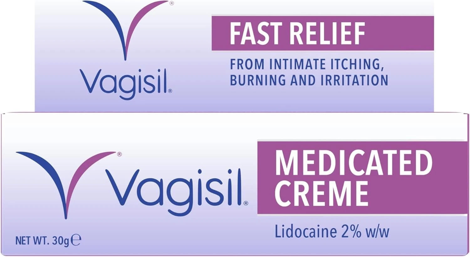 VAGISIL Medicated Crème Fast Relief 30g