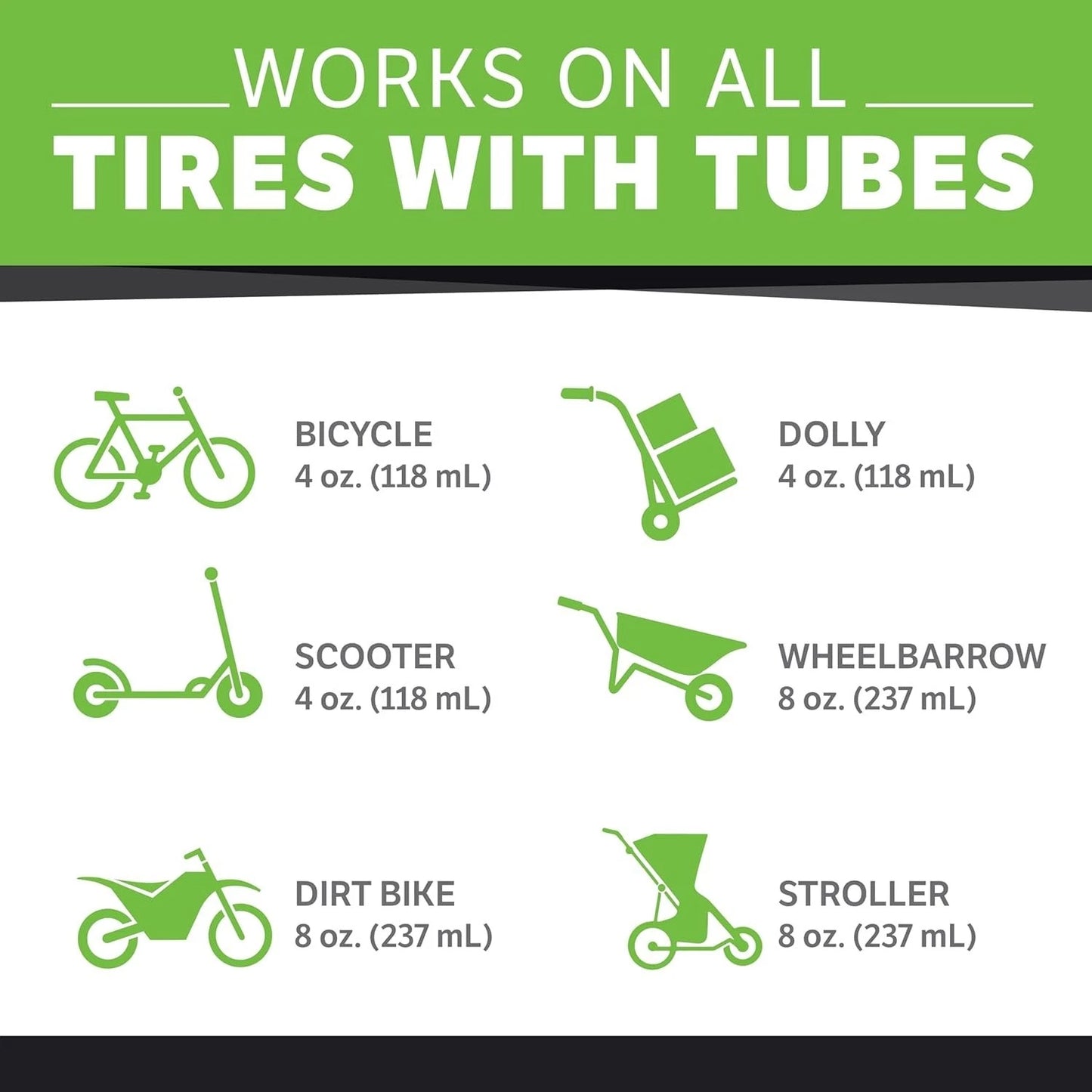 Slime 10015 Bike Tube Puncture Repair Sealant, Prevent and Repair, suitable for