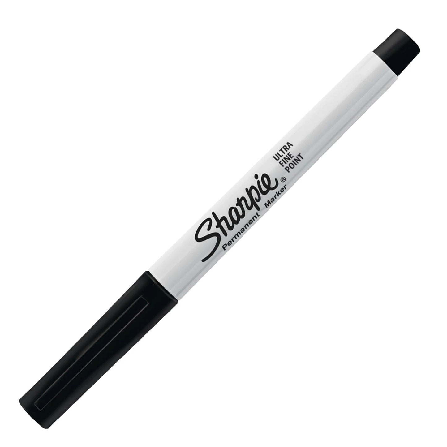 Sharpie Permanent Markers Ultra Fine Point for Precise Marks Black Ink 2 Marker