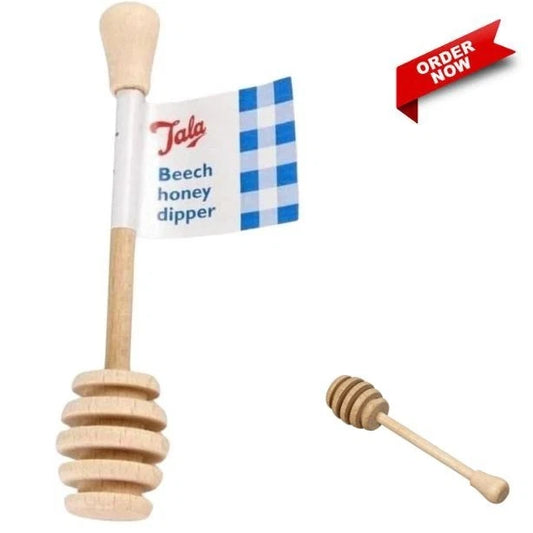 Tala Beechwood Honey Dipper, Beige