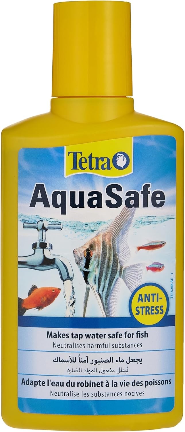 Tetra AquaSafe Tap Water Conditioner Fish Plant Aquarium Treatment