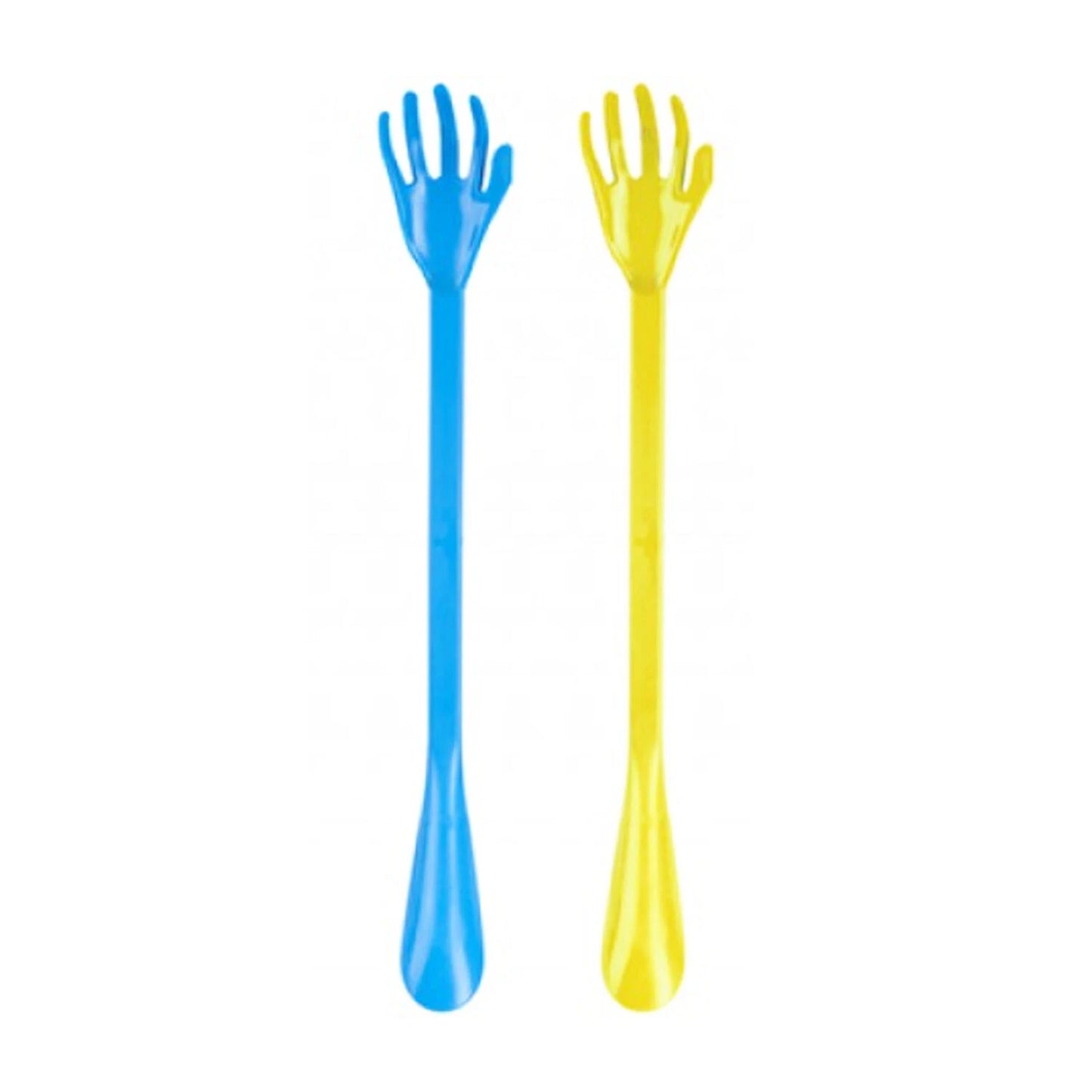 2pk 2 in 1 BACK SCRATCHER SHOE HORN Boot Aid Reusable Long Reach Handle Massager