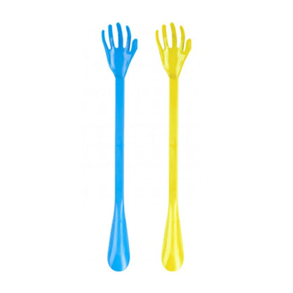 2pk 2 in 1 BACK SCRATCHER SHOE HORN Boot Aid Reusable Long Reach Handle Massager