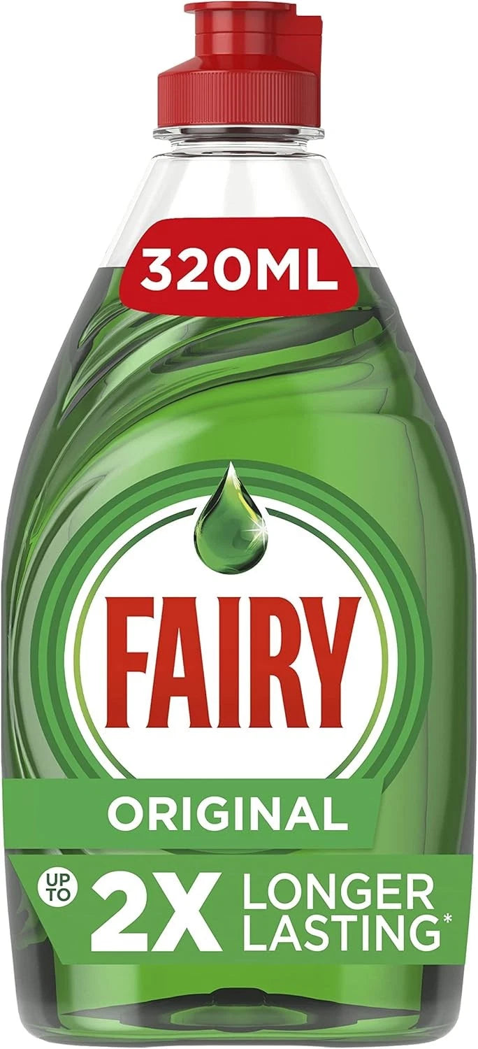 Fairy Original Washing Up Liquid Green with LiftAction, 320ml