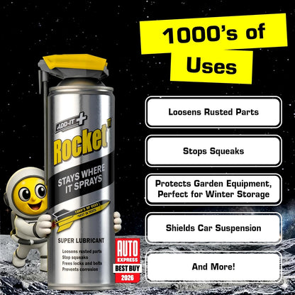 Rocket TT Super Tube Lubricant Spray 450ml | Rust Remover &amp; Anti-Corrosion