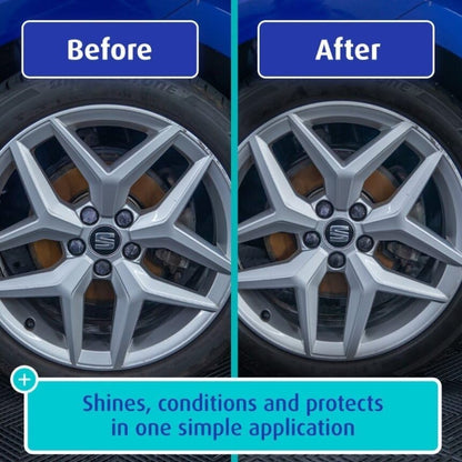 TRIPLEWAX TYRE SHINE WET LOOK FINISH SPRAY 500ML LONG-LASTING FOR CAR TYRES NEW