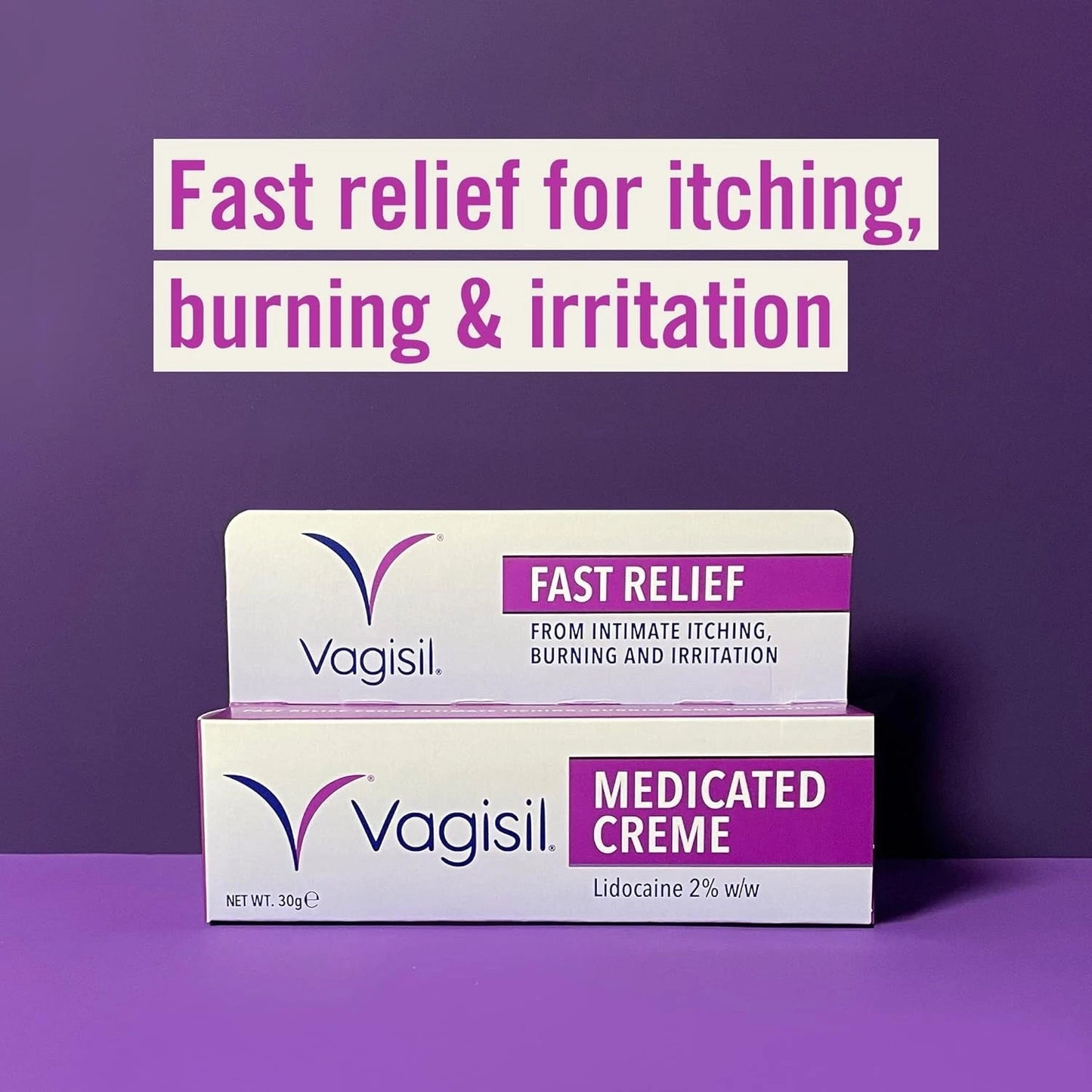 VAGISIL Medicated Crème Fast Relief 30g
