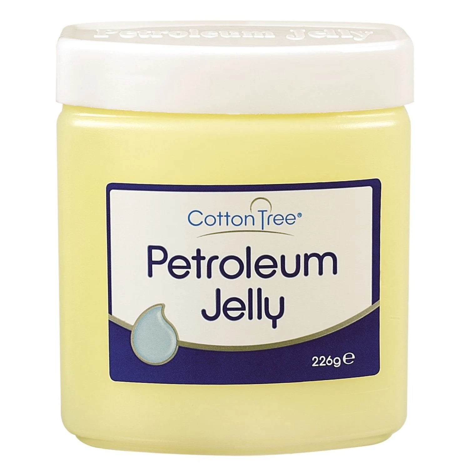 Cotton Tree Original Petroleum Jelly Pot Dry Skin Protection Burns Chapping 226g
