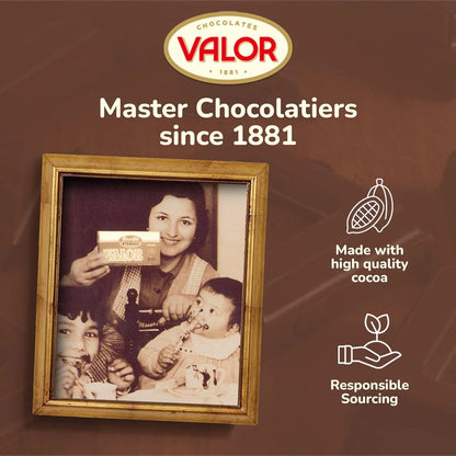 Valor Sugar Free Dark Chocolate Bar - Diabetic with 100g