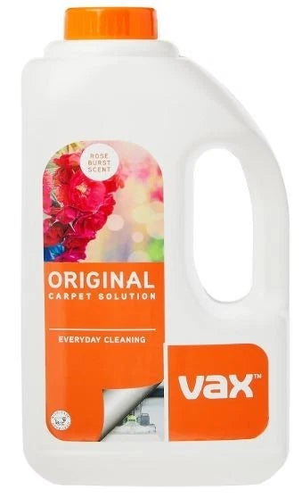 Vax Original Carpet Solution Shampoo 1.5L Scented Cleaner Upholstery or Carpet